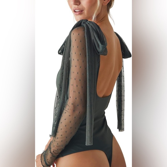 Free People Tongue Tied Bodysuit - Picture 2 of 7